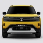 Tata Sierra 2025 front view modern SUV design