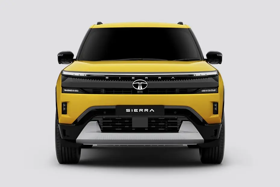 Tata Sierra 2025 front view modern SUV design